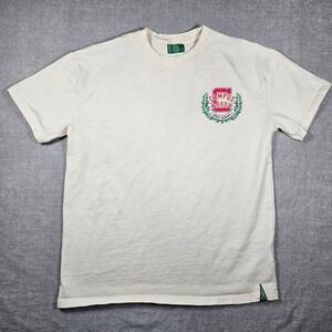 Campus Goods World Class Olympic Graphic T-Shirt Mens XL Cream‎ Saints & Sinners